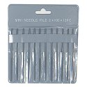 4′, Cut 2 Needle Files -- 12 Mini Files, Pouch, All Scales, Excel Hobby Blades Corp. 55608