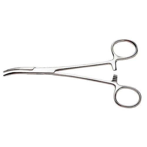 Stainless Steel Hemostat -- 7-1/2′ Curved Nose, All Scales, Excel Hobby Blades Corp. 55531
