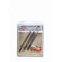 Stainless Steel Tweezer Set -- 2 straight, 1 curved, All Scales, Profile Accessories Inc. 1200