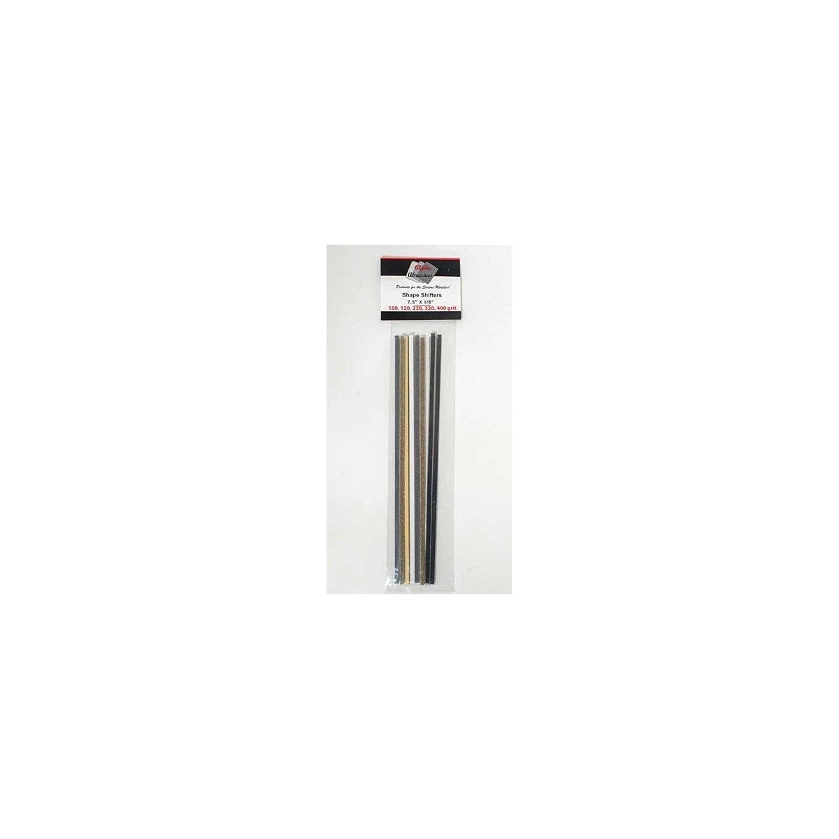 Shape Shifters - Bendable Abrasive Files -- 2 Each Grit: Brown 100, Dark Gray 120, All Scales, Profile Accessories Inc. 908