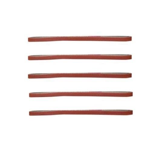 Sanding Stick & Belts -- Assorted Sanding Belts pkg(5), Carded, All Scales, Excel Hobby Blades Corp. 55679
