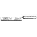 Flush Cutting Saw -- 16 Teeth Per Inch - .012 x 6-1/2 x 1-1/4′ .03 x 16.5 x 3.2cm Blade, All Scales, Zona Tools 35400