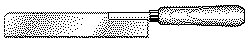Flush Cutting Saw -- 16 Teeth Per Inch - .012 x 6-1/2 x 1-1/4′ .03 x 16.5 x 3.2cm Blade, All Scales, Zona Tools 35400