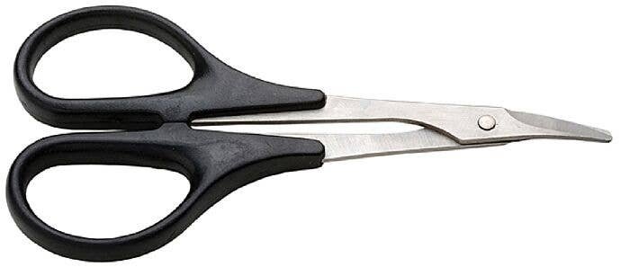 Light Duty Stainless Steel Scissors -- 5-1/2′ Curved w/Lexan Handles, All Scales, Excel Hobby Blades Corp. 55533