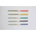 Mini Diamond Files - Jeweltool -- 5 Different Profiles, 100mm Long, All Scales, Evergreen Scale Models 75000