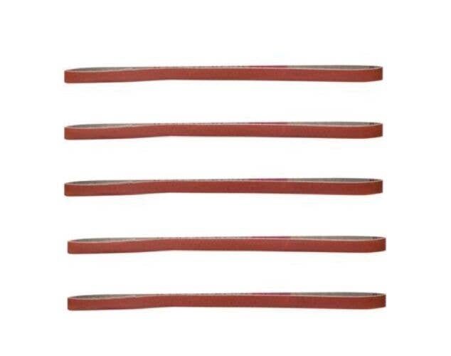 Sanding Stick & Belts -- 80 Grit Sanding Belts (gray) pkg(5), Carded, All Scales, Excel Hobby Blades Corp. 55685