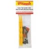 Cone-Tip Sander -- 3 Each of 5 Grit Abrasive Pieces & 2 Handles, All Scales, Profile Accessories Inc. CS321