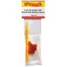 Cone-Tip Sander -- 280 Grit Abrasive Pieces (10) & Handle, All Scales, Profile Accessories Inc. CS280