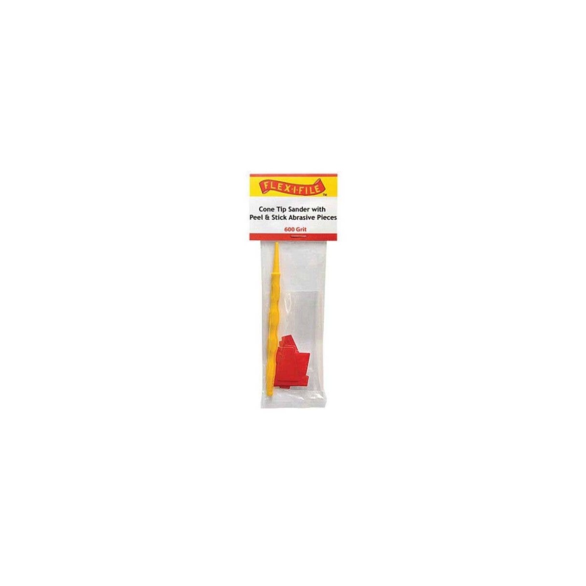 Cone-Tip Sander -- 600 Grit Abrasive Pieces (10) & Handle, All Scales, Profile Accessories Inc. CS600