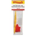 Cone-Tip Sander -- 600 Grit Abrasive Pieces (10) & Handle, All Scales, Profile Accessories Inc. CS600