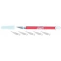 K18 Grip-On Non-Roll Soft Handle Knife -- Carded w/Safety Cap & (5) 20011 Blade, All Scales, Excel Hobby Blades Corp. 19018