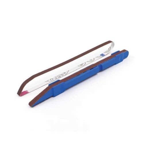 Sanding Stick with 2 Belts -- 80 Grit (blue), All Scales, Excel Hobby Blades Corp. 55721