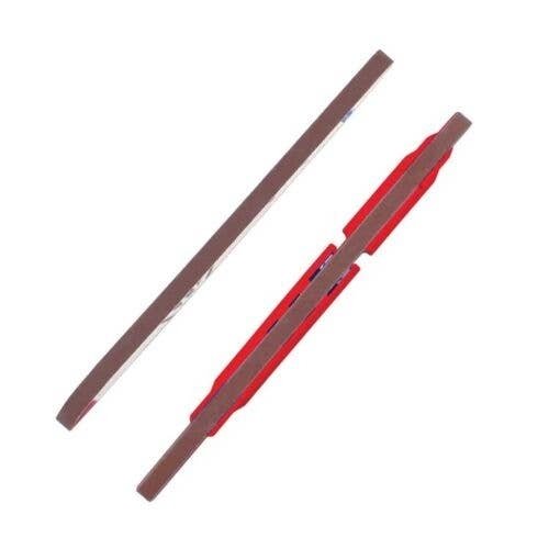 Sanding Stick with 2 Belts -- 120 Grit (red), All Scales, Excel Hobby Blades Corp. 55722
