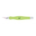 K26 Fit Grip Knife -- With 11 Blade and Safety Cap (green), All Scales, Excel Hobby Blades Corp. 16027