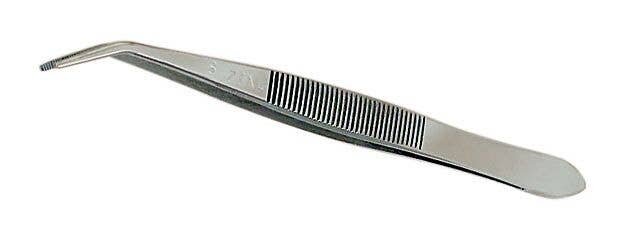 Tweezers -- Curved Point - 4-1/2′ 11.4cm Length, All Scales, Zona Tools 37548