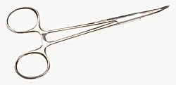 5′ Locking Forceps -- Curved Tip, All Scales, Cir-Kit Concepts Inc 1046
