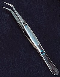 Curved Tweezers -- 4-1/2′ 11.4cm, All Scales, Mascot Precision Tools 508
