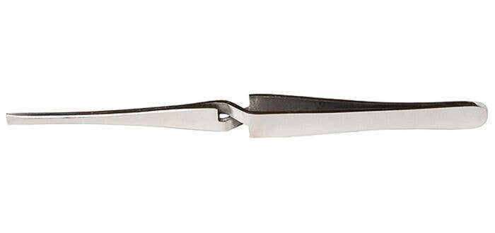 Stainless Steel Tweezers -- 4-1/2′ Pointed Self Closing, Carded, All Scales, Excel Hobby Blades Corp. 30413