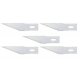 Spare Straight Blades -- Fits Knife Handle 272-170540 pkg(5), All Scales, Faller Gmbh 170541