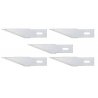 Spare Straight Blades -- Fits Knife Handle 272-170540 pkg(5), All Scales, Faller Gmbh 170541