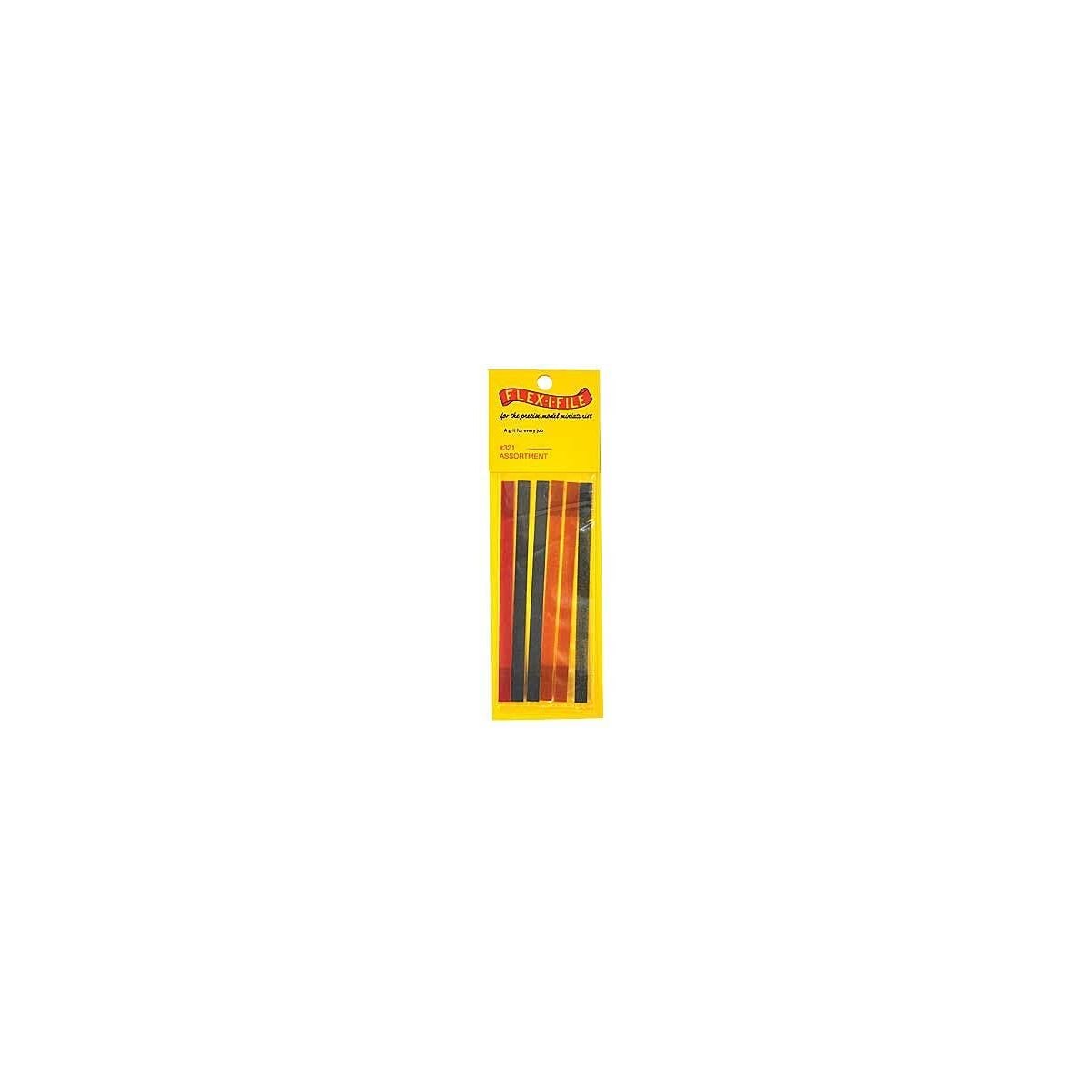 Flex-I-File Assorted Refill Tapes -- 2 Each: Fine, Medium, Coarse, All Scales, Profile Accessories Inc. 321