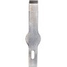 No. 17A 1/4′ Narrow Chisel Blade A -- pkg(5), All Scales, Excel Hobby Blades Corp. 24017