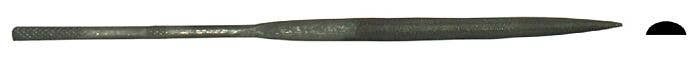 5-1/2′ Long, Cut 2 Needle Files -- Half-Round File, Carded, All Scales, Excel Hobby Blades Corp. 55606
