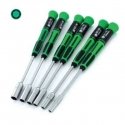 Metric Nut Driver Set -- 6 Pieces, 1 Each 3.2, 4, 5, 5.5, 6, 7 x 75mm, All Scales, Evergreen Scale Models 72400