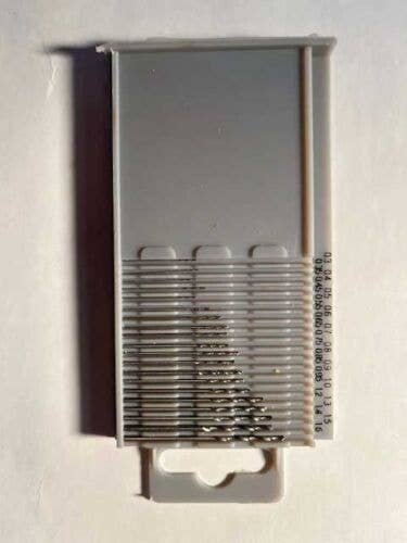20-Piece Metric Microbox Drill Set -- Includes .3 to 1.6mm Drills, Storage Box, All Scales, Evergreen Scale Models 74100