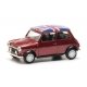 Mini Mayfair - Assembled -- Maroon, UK Flag on Roof, HO, Herpa Models 431149