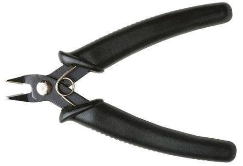Spring Loaded Soft Grip Pliers -- Sprue Cutter (black) Carded, All Scales, Excel Hobby Blades Corp. 55595