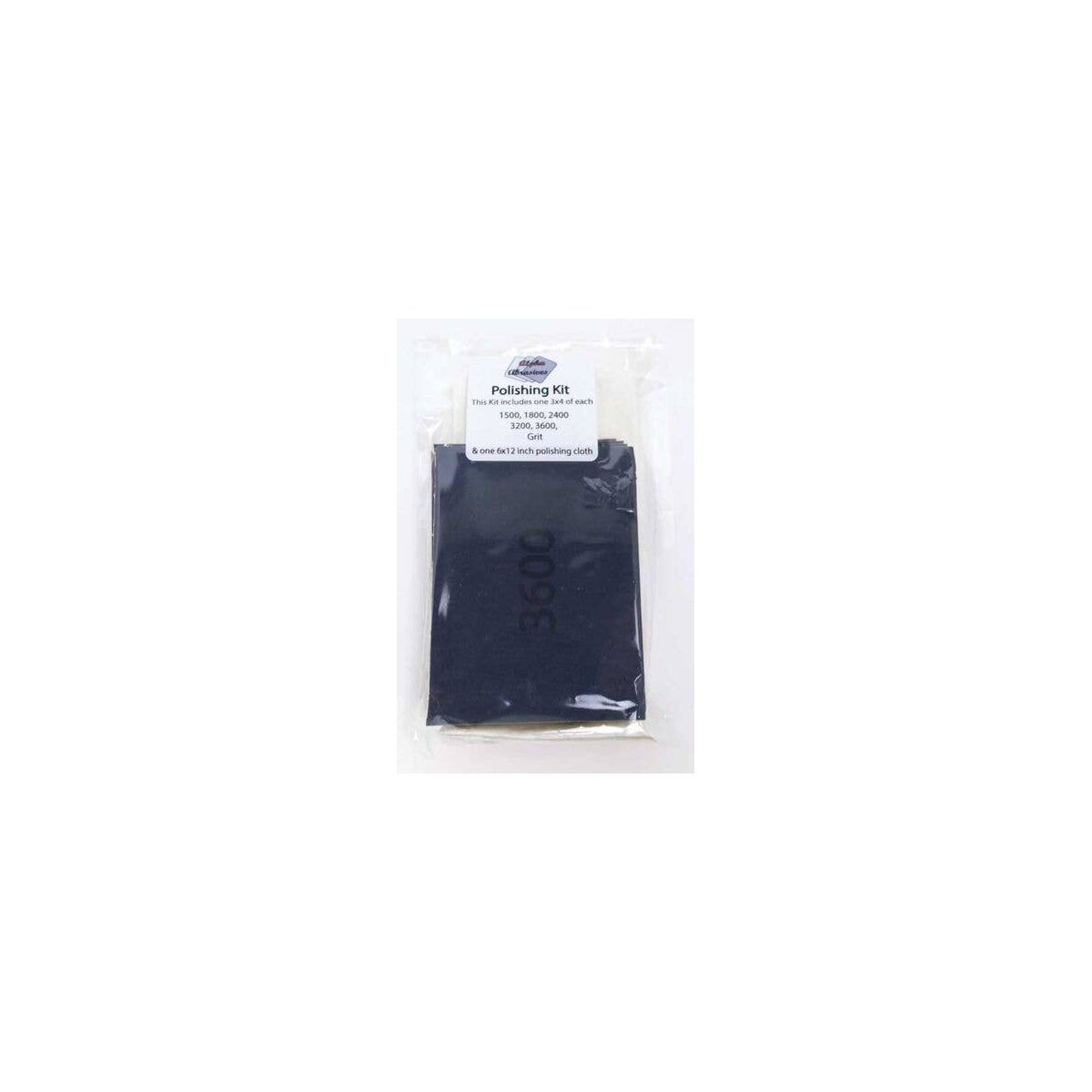 Foam PadsÊPolishing Kit -- 1 Each: 3 x 4′ 1500, 1800, 2400, 3200, 3600 Grit & 6 , All Scales, Profile Accessories Inc. 5051