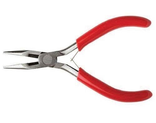 Spring Loaded Soft Grip Pliers -- 5-3/16′ Needle Nose w/Side Cutter, Carded, All Scales, Excel Hobby Blades Corp. 55580