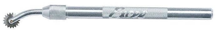 Aluminum Handle Pounce Wheel -- Carded With 5/16′ Tip (18 Teeth per Inch), All Scales, Excel Hobby Blades Corp. 30611