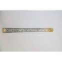 12` Steel Ruler -- Imperial & Metric 1` 25mm Wide, All Scales, Evergreen Scale Models 78100