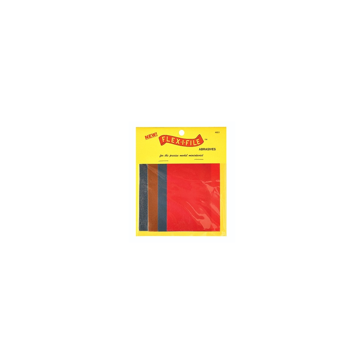 Flex-I-File Abrasives Package -- Includes 2 Sheets Each 150, 280, 320 & 600 Grit, All Scales, Profile Accessories Inc. 801