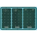 Grab Iron Drill Templates -- 4 Sizes, N, Atlas Model Railroad Co. BLMA57