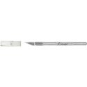 K1 Round Aluminum Handle Knife -- Carded with Safety Cap & 5 20011 Blades, All Scales, Excel Hobby Blades Corp. 15001