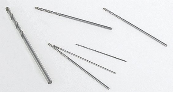 Carbon Twist Drill Bit Assortment Set of 6 -- One each number 50, 56, 60, 65, 70, 76, All Scales, Mascot Precision Tools 86