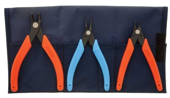 Railroader′s Tool Kit -- 1 Each: High-Precision Shears, Tweezer-Nose Pliers, Track Cutter, All Scales, Xuron Corp. 90120