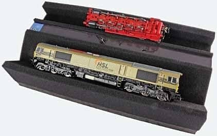 Premium Foam Train Service Tray -- 12-7/8 x 6-1/2 x 2-11/16′ 32.8 x 16.6 x 6.8cm, All Scales, LokSound By ESU 41010