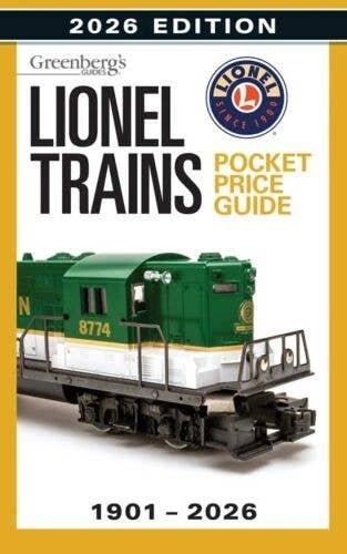 Lionel Trains Pocket Price Guide 1901-2026 -- Softcover, All Scales, Firecrown 108726