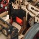 Steam Engine (Tractor) with Trailer - Kit -- Motorized Mechanical 3D Puzzle, All Scales, Robotime LKA01