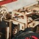 Steam Engine (Tractor) with Trailer - Kit -- Motorized Mechanical 3D Puzzle, All Scales, Robotime LKA01