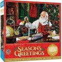 Santa`s Workshop Jigsaw Puzzle -- 1000 Pieces - 19-1/4 x 26-3/4` 49 x 69.7cm, All Scales, Train Enthusiast Vendors 722444