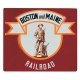 Embossed Die-Cut Metal Sign -- Boston & Maine, All Scales, Microscale Industries Inc 10025
