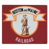 Embossed Die-Cut Metal Sign -- Boston & Maine, All Scales, Microscale Industries Inc 10025