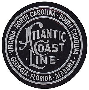 Embossed Die-Cut Metal Sign -- Atlantic Coast Line, All Scales, Microscale Industries Inc 10012