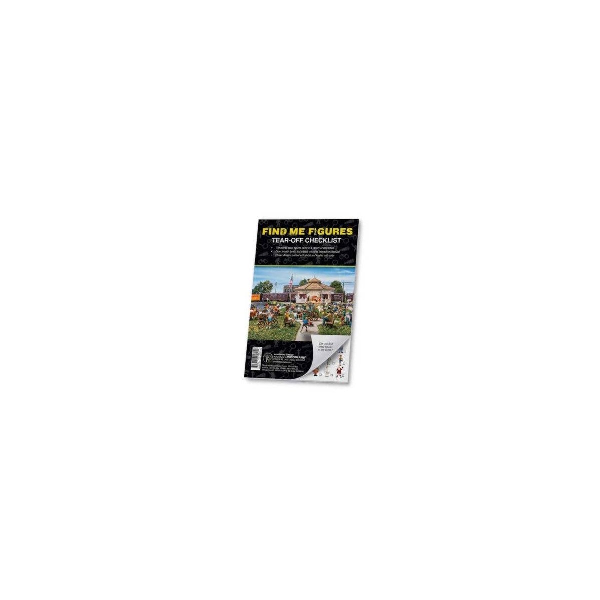 Find Me Figures Scenic Accents(R) -- Find Me Figures Checklist Tablet, All Scales, Woodland Scenics 2875