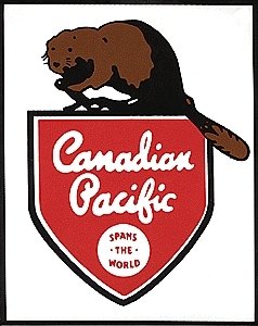 Railroad Magnets -- Canadian Pacific (Original Beaver), All Scales, Phil Derrig Designs 73